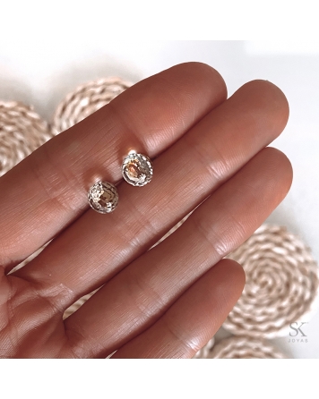 ( AR342 ) Aros Cristal de Roca
