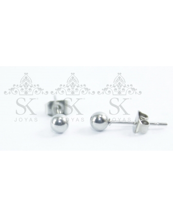 ( AR401 ) Aros Bolita 3mm