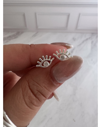 ( BA4220 ) Aro Ojos Acero Blanco