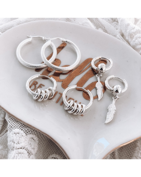 ( BB056 ) Argollas con Argollitas 20mm A.Q
