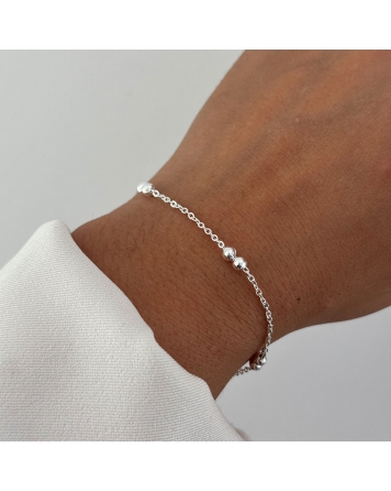 ( BP121 ) Pulsera con Bolitas A.B.