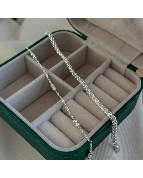 ( BP121 ) Pulsera con Bolitas A.B.