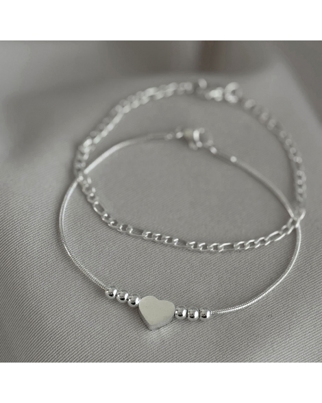 ( BP122 ) Pulsera Figaro 3x1 A.B.