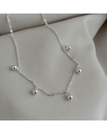 ( BS458 ) Collar con Bolitas A.B.