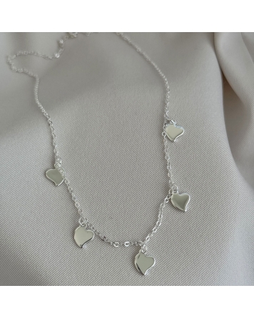 ( BS459 ) Collar con Corazones A.B.