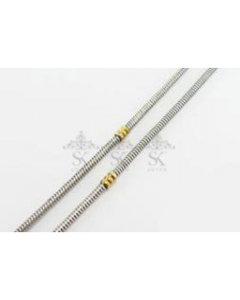 ( C404.45 ) Cadena Clapton M con Duble x45 A.Q.