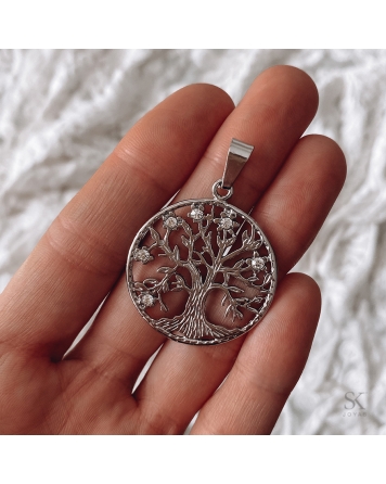 ( D439 ) Dije Arbol de Vida 32mm A.Q.