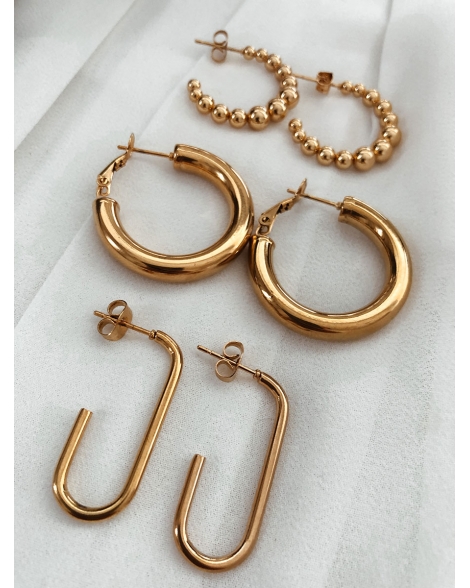 ( DB056 ) Aros Argolla Facetadas 30mm A.D.