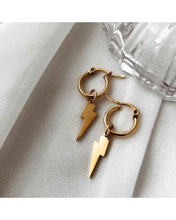 ( DB130 ) Argollas con Rayo A.D