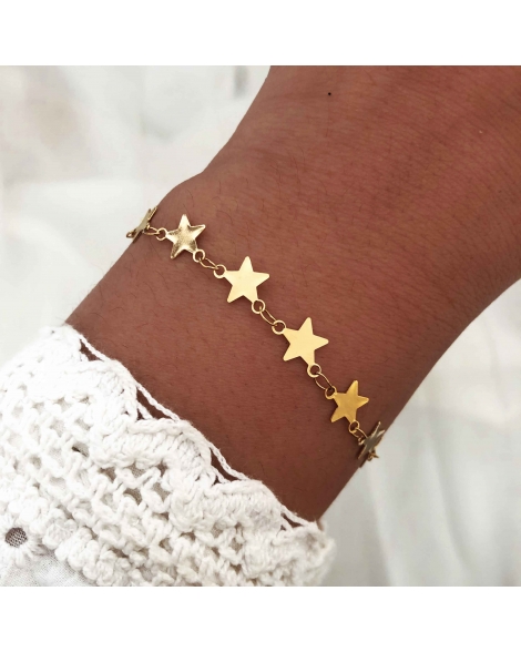 ( DP115 ) Pulsera con Estrellas A.D.