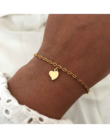 ( DP415 ) Pulsera con Corazones A.D.