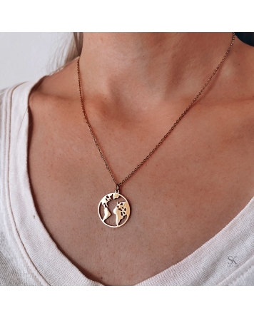 ( DS403 ) Collar Planeta 45cm A.D.