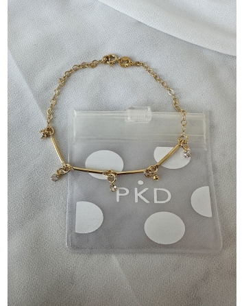 ( GP115 ) Pulseras con Cubic Gold