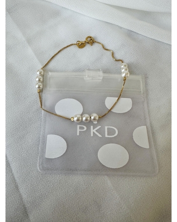 ( GP117 ) Pulseras con Perlas Gold