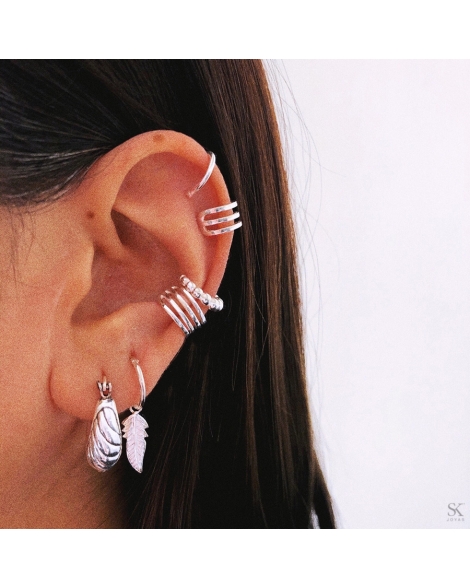 ( PA1005 ) Ear Cuff Unitario Triple