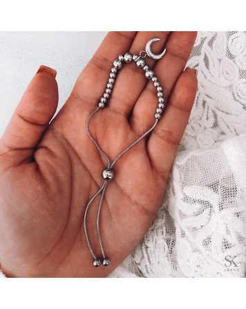 ( P132 ) Pulseras  Regulable con Luna