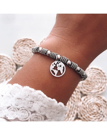 ( P407 ) Pulsera con Dije Planeta