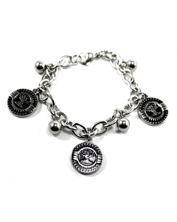 ( P429 ) Pulsera con Arboles A.Q.