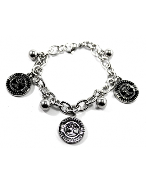 ( P429 ) Pulsera con Arboles A.Q.