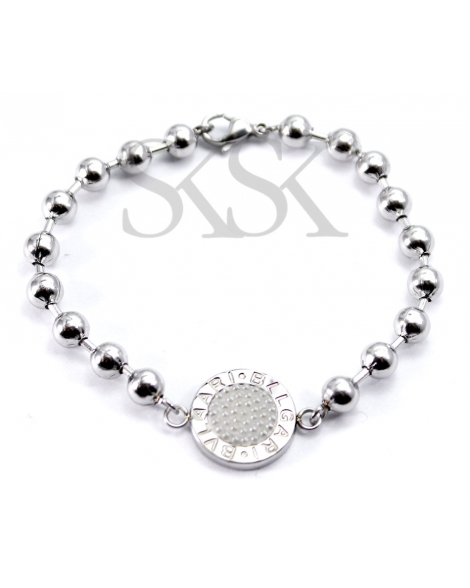 ( P505 ) Pulsera Con Microperlas A.Q.