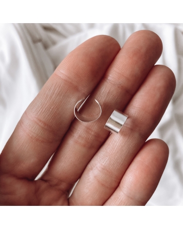 ( PA1022 ) Ear Cuff Plano Unitario P.925