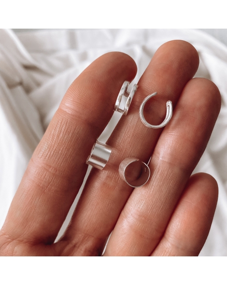 ( PA1022 ) Ear Cuff Plano Unitario P.925