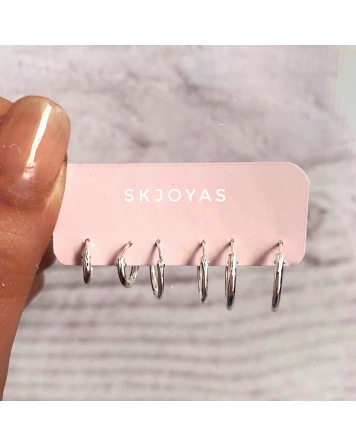 ( PB1011 ) Pack mini Argollas s 0,8mm, 1mm, 1,2mm
