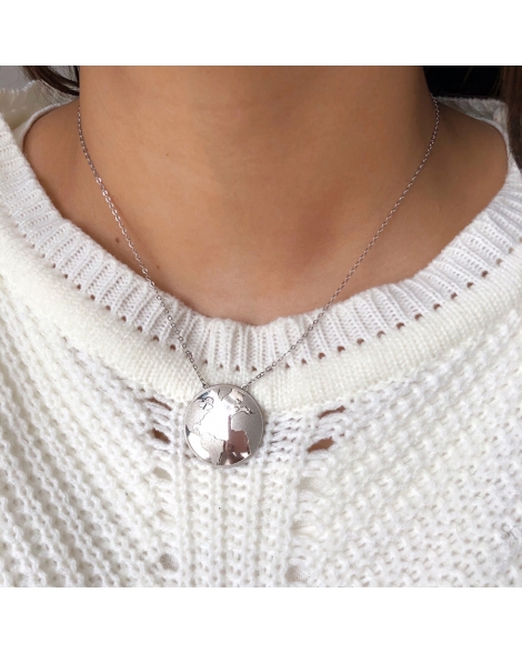 ( PC343 ) Choker con Lunas y Cubic 38-42cm
