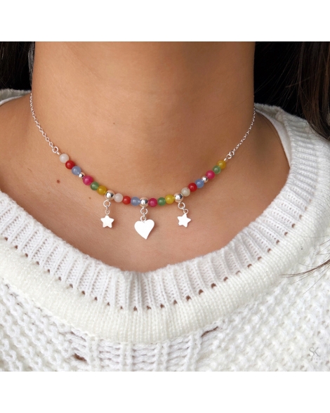 ( PC321 ) Choker Multicolor 38-42cm