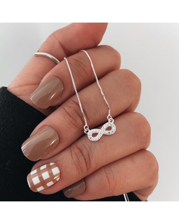 ( PC470 ) Collar con Infinito P.925