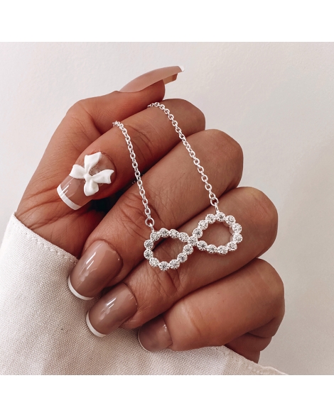 ( PC477 ) Collar con Infinito P.925
