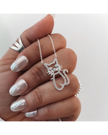 ( PC479 ) Collar con Gatito P.925