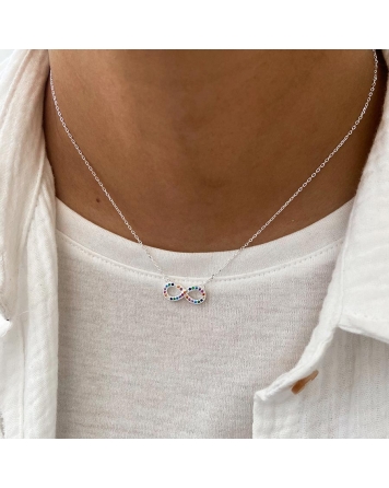 ( PC491 ) Collar con Infinito P.925