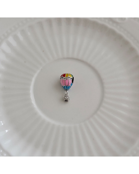 ( PD101 ) Charm Globo Up Pando Plata 925