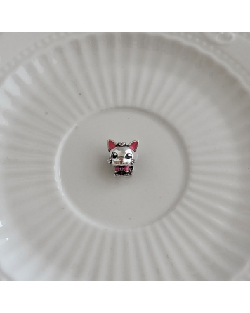 ( PD108 ) Charm Gato Pando Plata 925