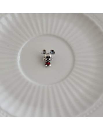 ( PD120 ) Charm Mickey Pando Plata 925
