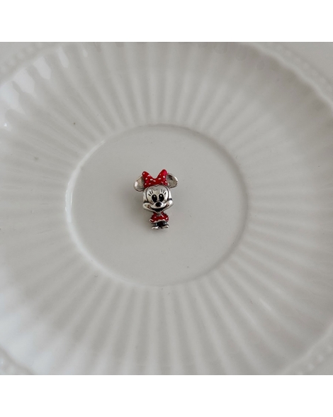 ( PD121 ) Charm Minnie Pando Plata 925