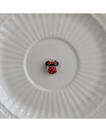 ( PD122 ) Charm Minnie Pando Plata 925