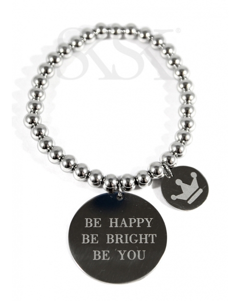 ( PE400 ) Pulseras Extensibles Be Happy