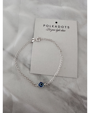 ( PEB27 ) Pulsera con Ojito Acero Blanco