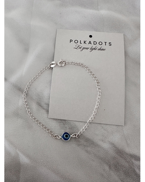 ( PEB27 ) Pulsera con Ojito Acero Blanco