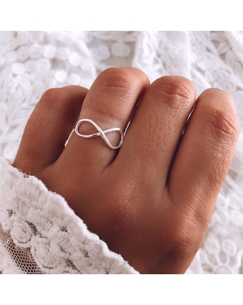 ( PN1077 ) Anillo Infinito AG