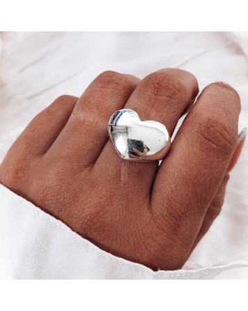 ( PN1092 ) Anillo Corazón P.925