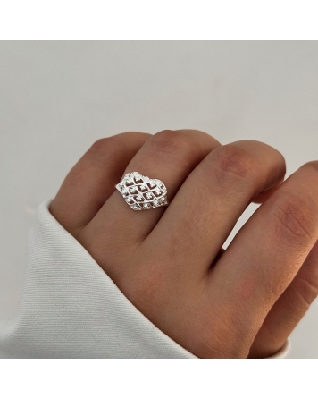 ( PN1145 ) Anillo Corazón PLATA 925