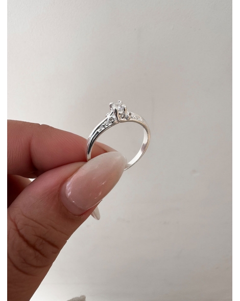 ( PN2085 ) Anillo Libelula con Cubic Plata 925