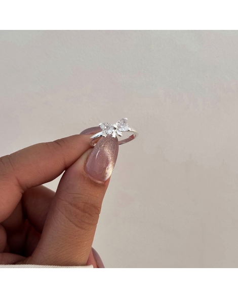 ( PN2093 ) Anillo Moño Plata 925
