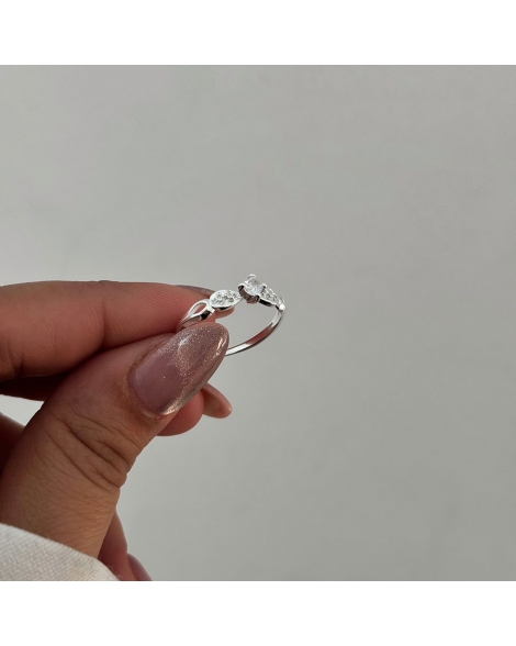 ( PN2094 ) Anillo Con Cubic Plata 925