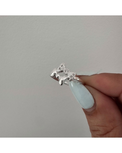 ( PN2102 ) Anillo Circulo con Cubic Plata 925