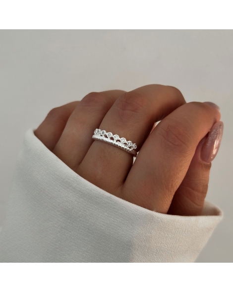 ( PN2104 ) Anillo con Cubic Plata 925