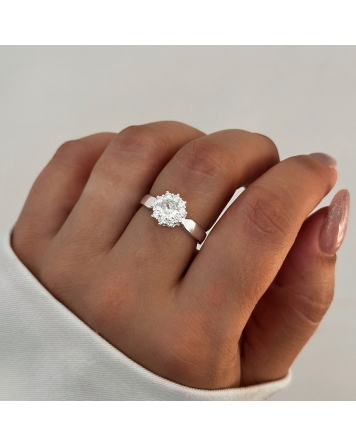 ( PN2106 ) Anillo con Cubic Plata 925